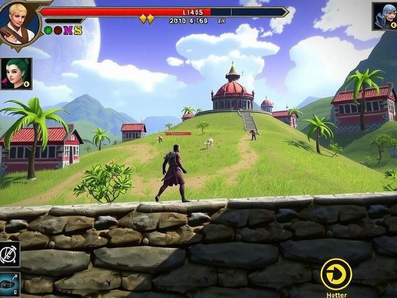 Saffron Heroic Pursuit Gameplay Screenshot